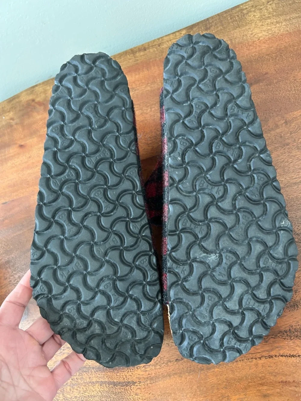 Birkenstock Arizona Shearling / wool Slides (mens 11)